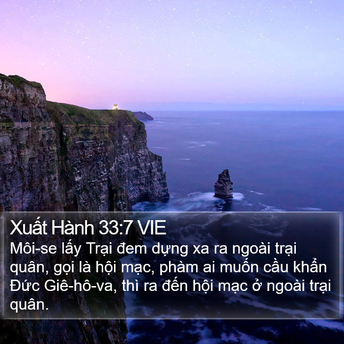 Xuất Hành 33:7 VIE Bible Study