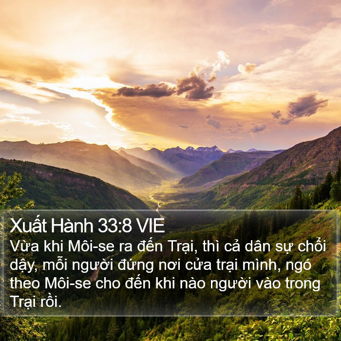 Xuất Hành 33:8 VIE Bible Study
