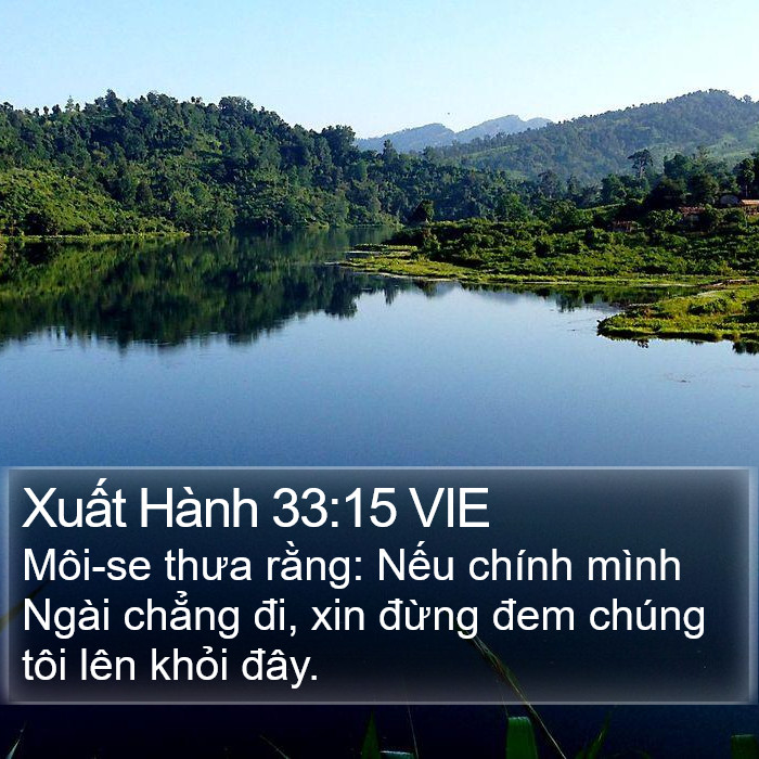 Xuất Hành 33:15 VIE Bible Study