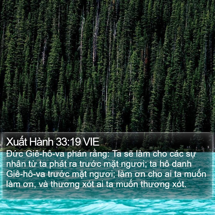 Xuất Hành 33:19 VIE Bible Study