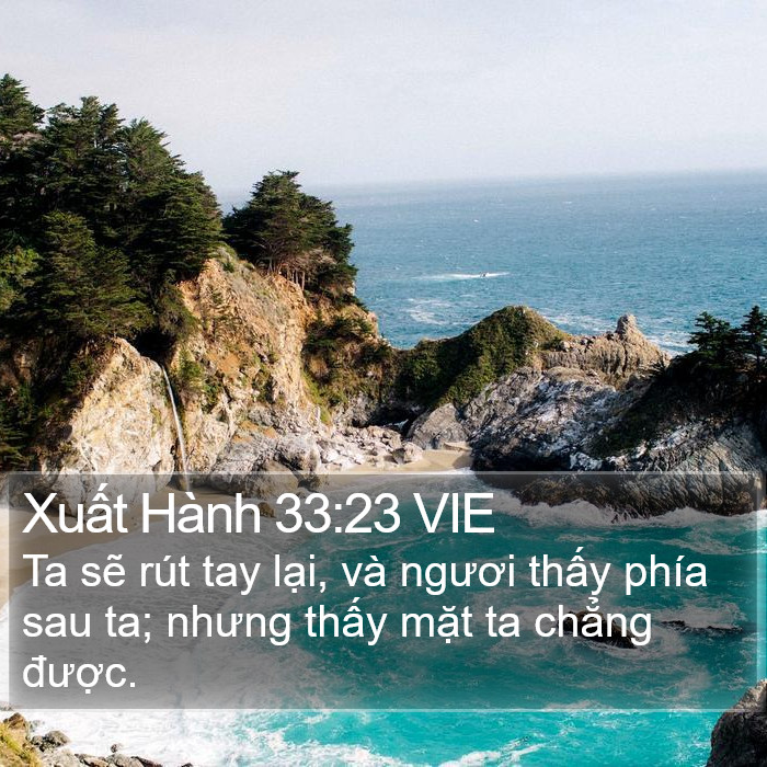 Xuất Hành 33:23 VIE Bible Study