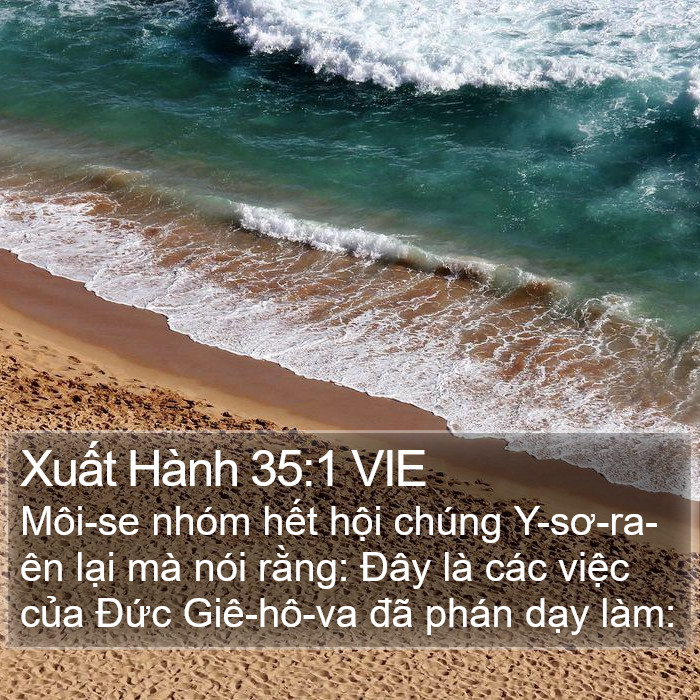 Xuất Hành 35:1 VIE Bible Study