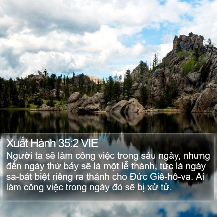 Xuất Hành 35:2 VIE Bible Study