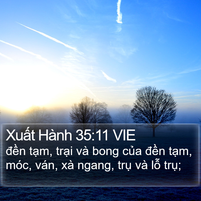 Xuất Hành 35:11 VIE Bible Study