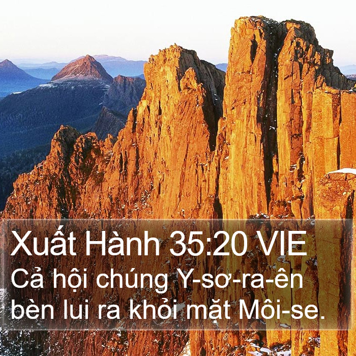 Xuất Hành 35:20 VIE Bible Study