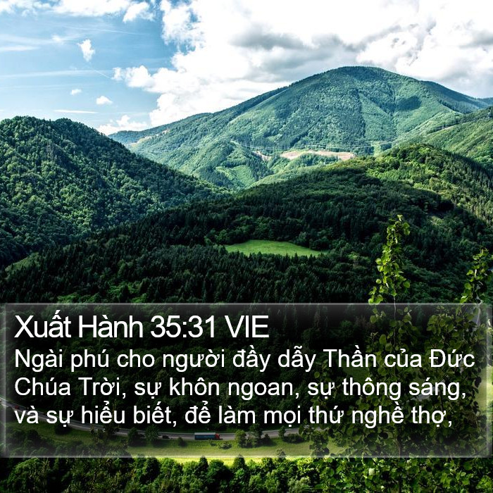 Xuất Hành 35:31 VIE Bible Study