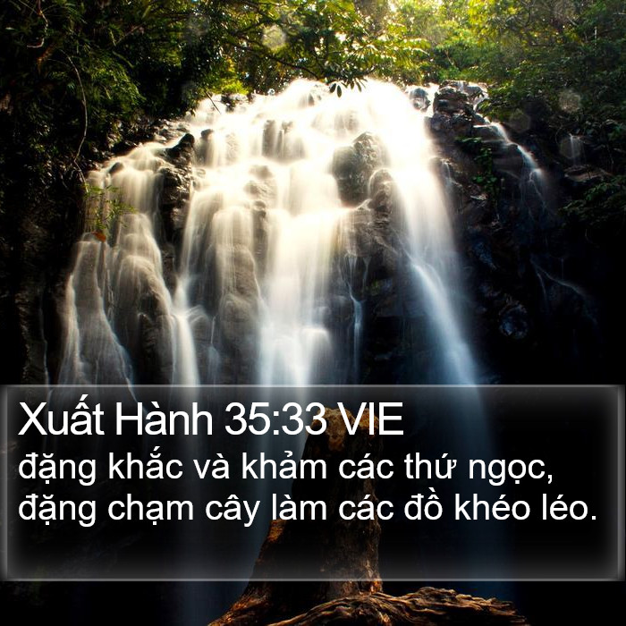 Xuất Hành 35:33 VIE Bible Study