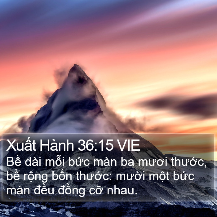 Xuất Hành 36:15 VIE Bible Study