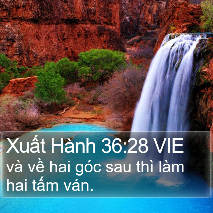 Xuất Hành 36:28 VIE Bible Study