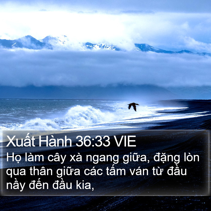 Xuất Hành 36:33 VIE Bible Study