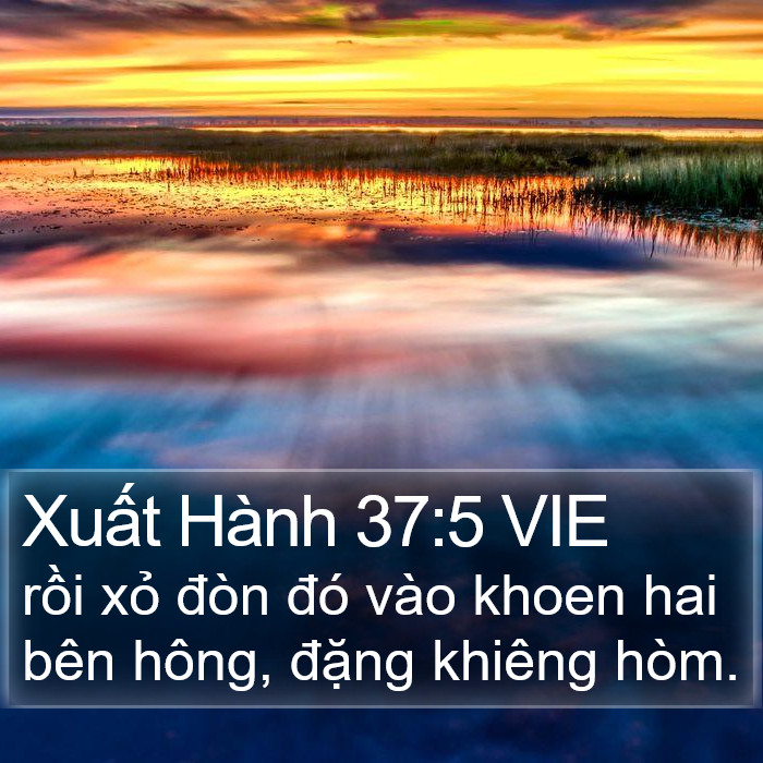 Xuất Hành 37:5 VIE Bible Study