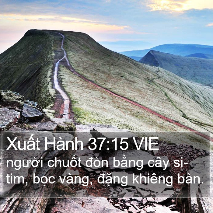 Xuất Hành 37:15 VIE Bible Study