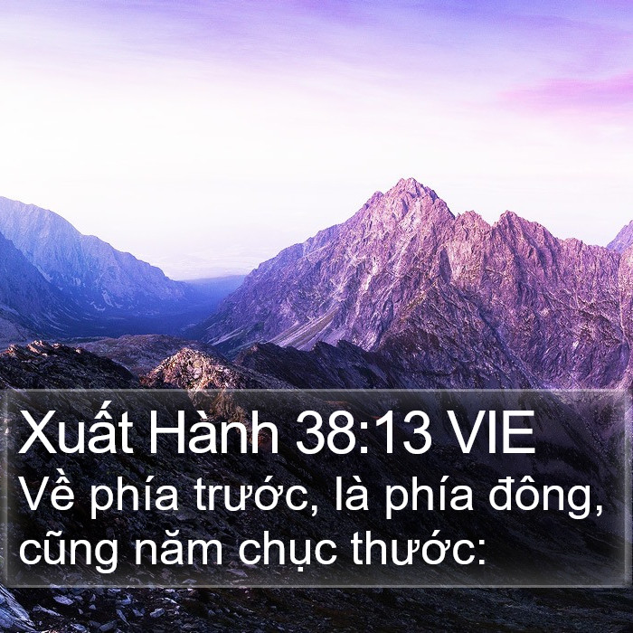 Xuất Hành 38:13 VIE Bible Study
