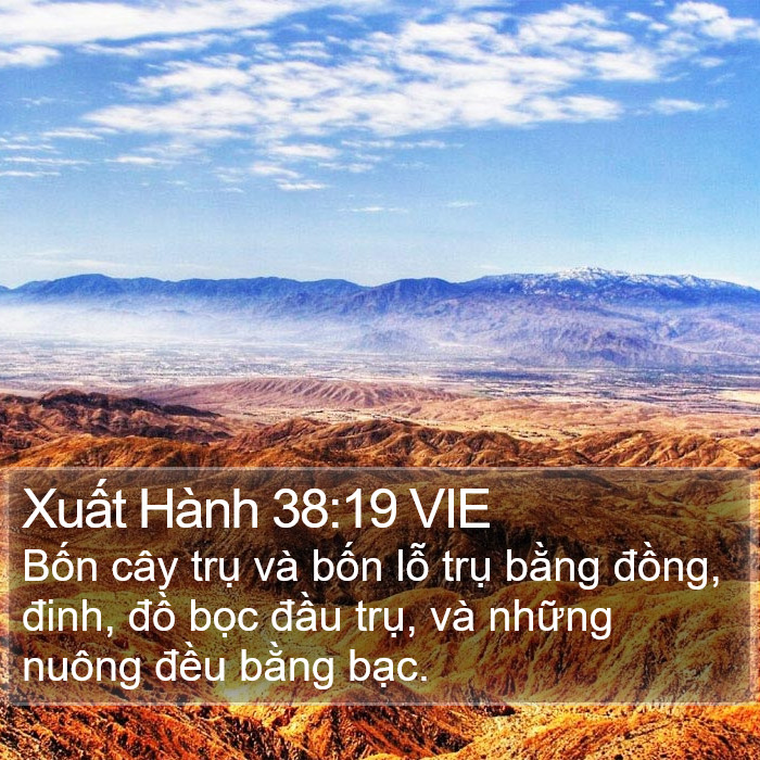Xuất Hành 38:19 VIE Bible Study