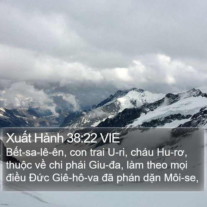 Xuất Hành 38:22 VIE Bible Study