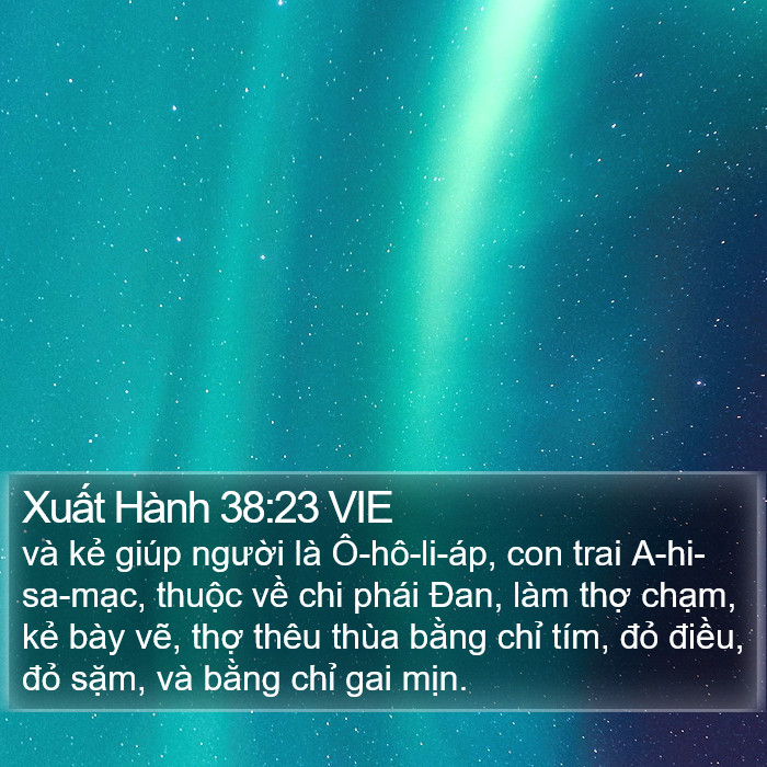 Xuất Hành 38:23 VIE Bible Study