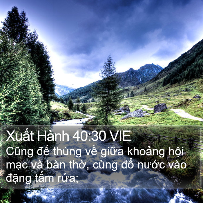 Xuất Hành 40:30 VIE Bible Study