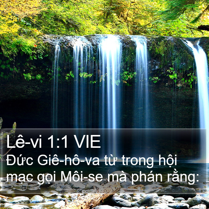 Lê-vi 1:1 VIE Bible Study