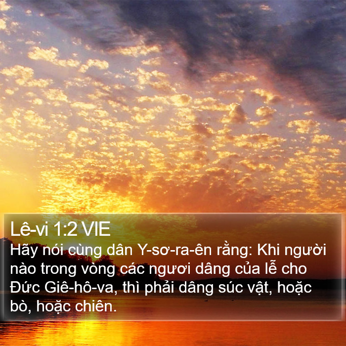 Lê-vi 1:2 VIE Bible Study