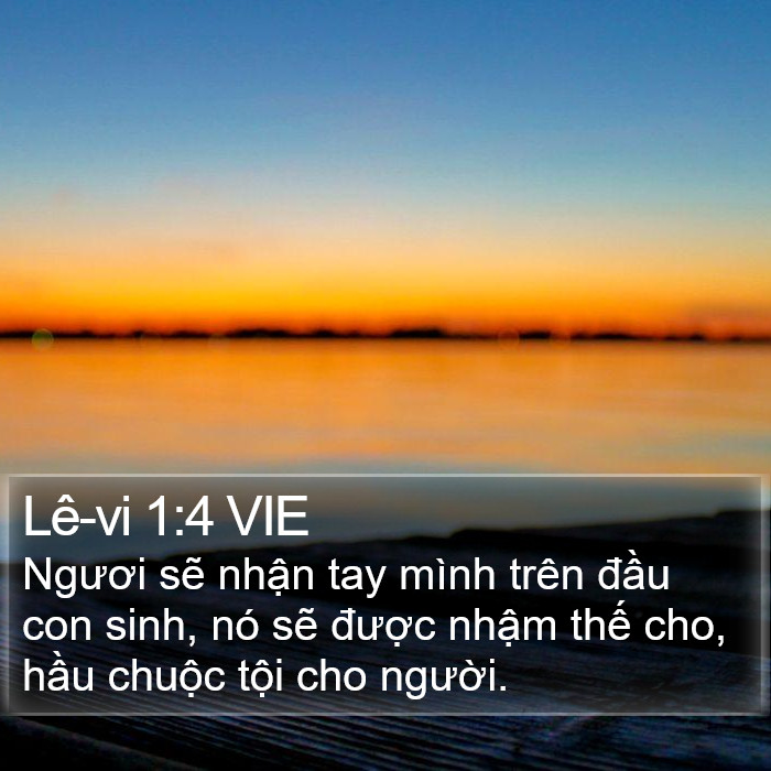 Lê-vi 1:4 VIE Bible Study