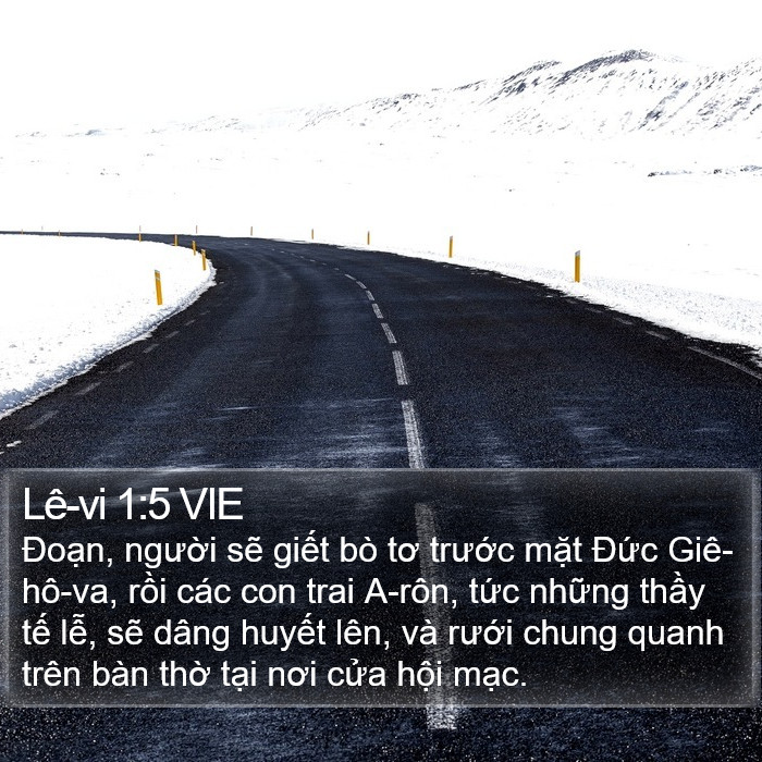 Lê-vi 1:5 VIE Bible Study