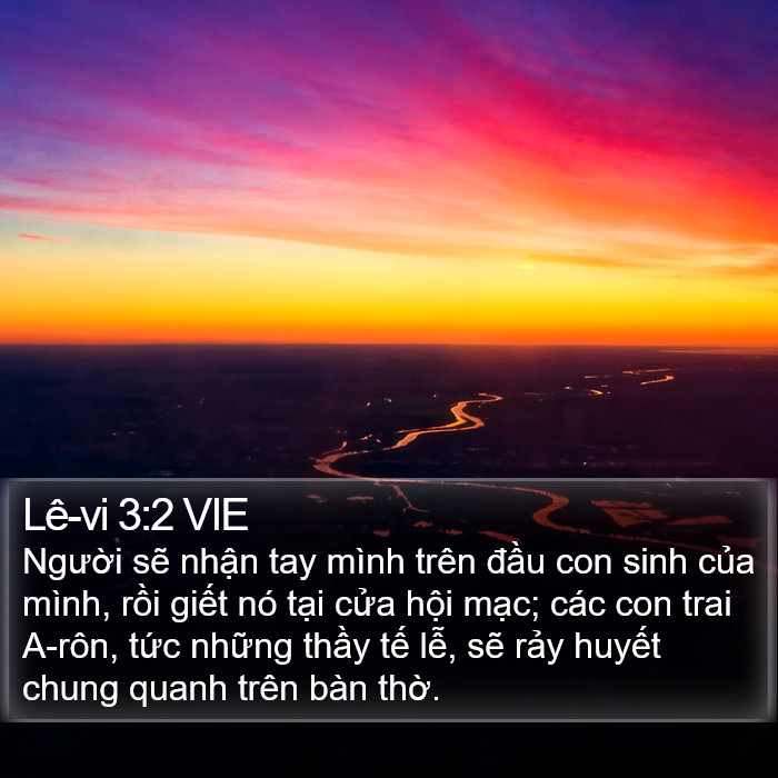 Lê-vi 3:2 VIE Bible Study