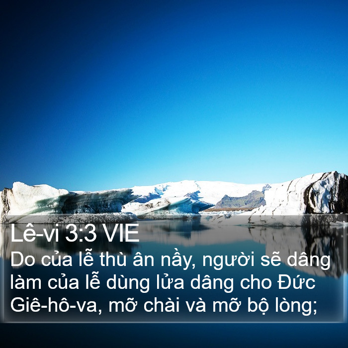 Lê-vi 3:3 VIE Bible Study