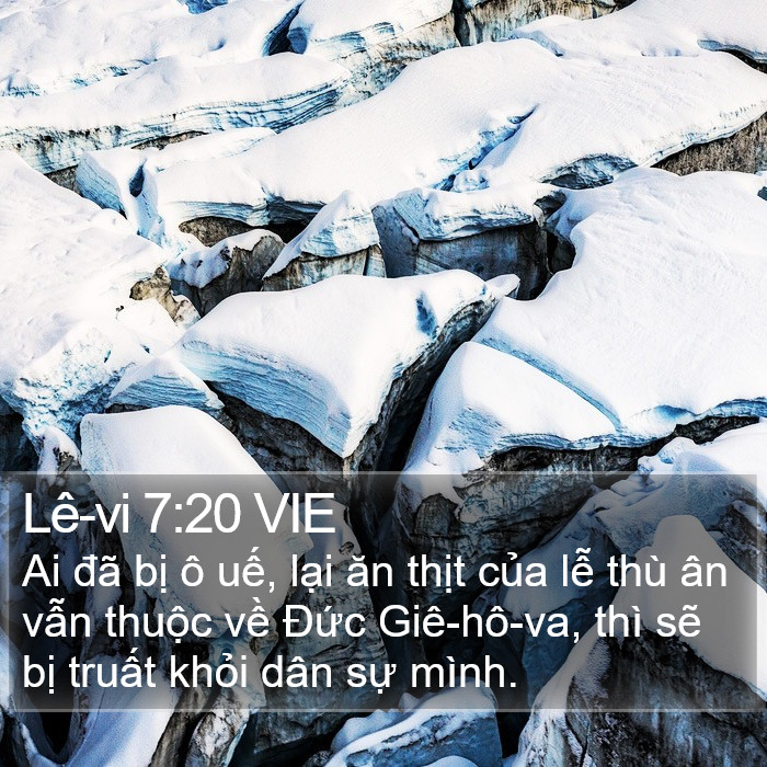 Lê-vi 7:20 VIE Bible Study