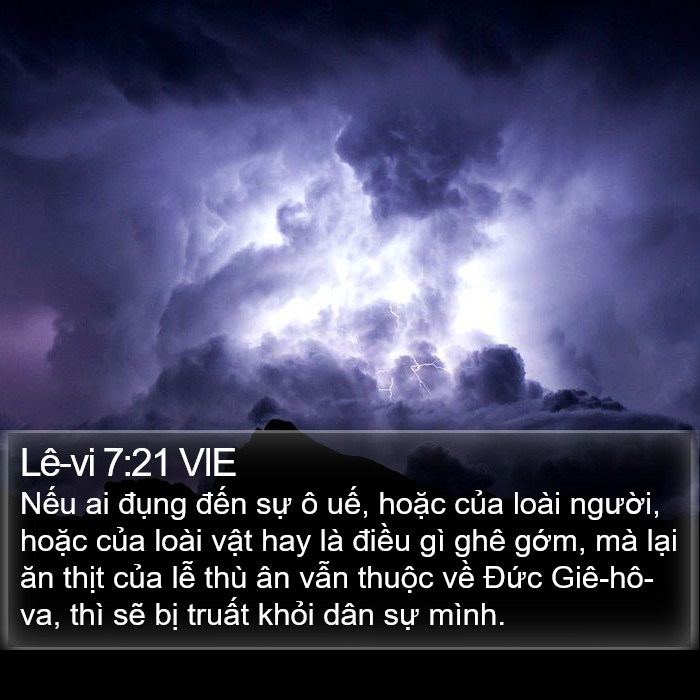 Lê-vi 7:21 VIE Bible Study