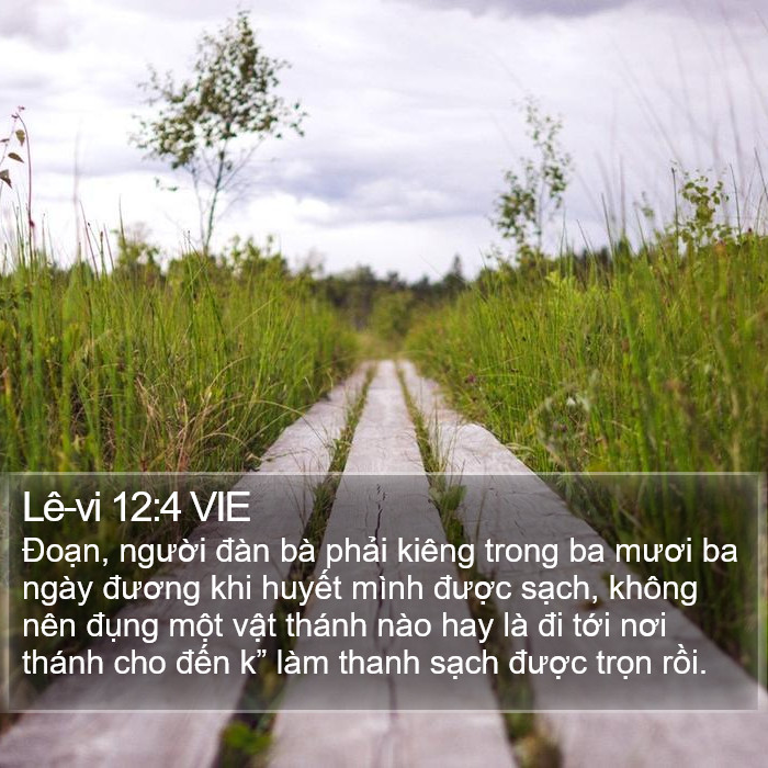 Lê-vi 12:4 VIE Bible Study