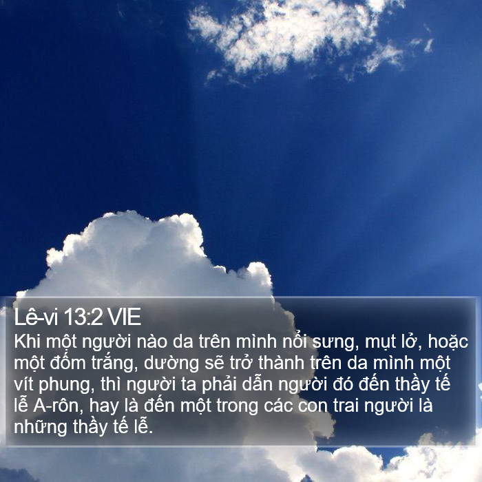 Lê-vi 13:2 VIE Bible Study