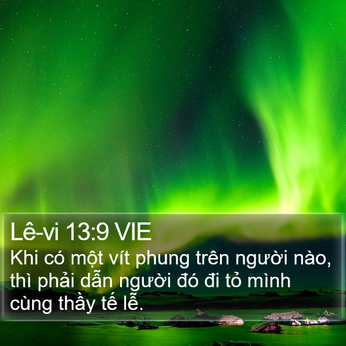 Lê-vi 13:9 VIE Bible Study