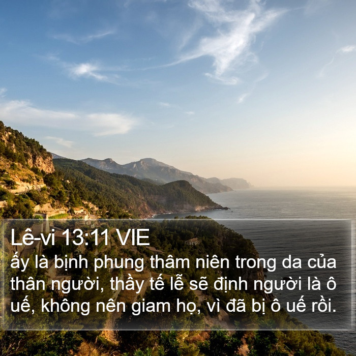 Lê-vi 13:11 VIE Bible Study