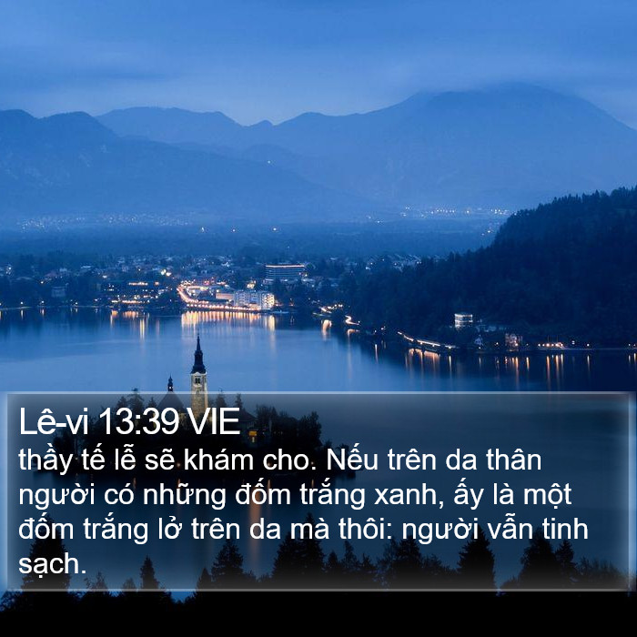 Lê-vi 13:39 VIE Bible Study