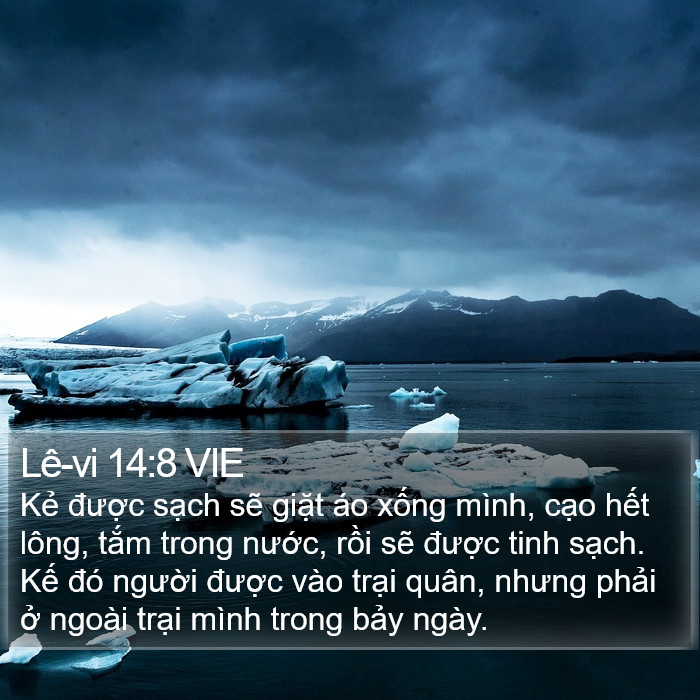 Lê-vi 14:8 VIE Bible Study