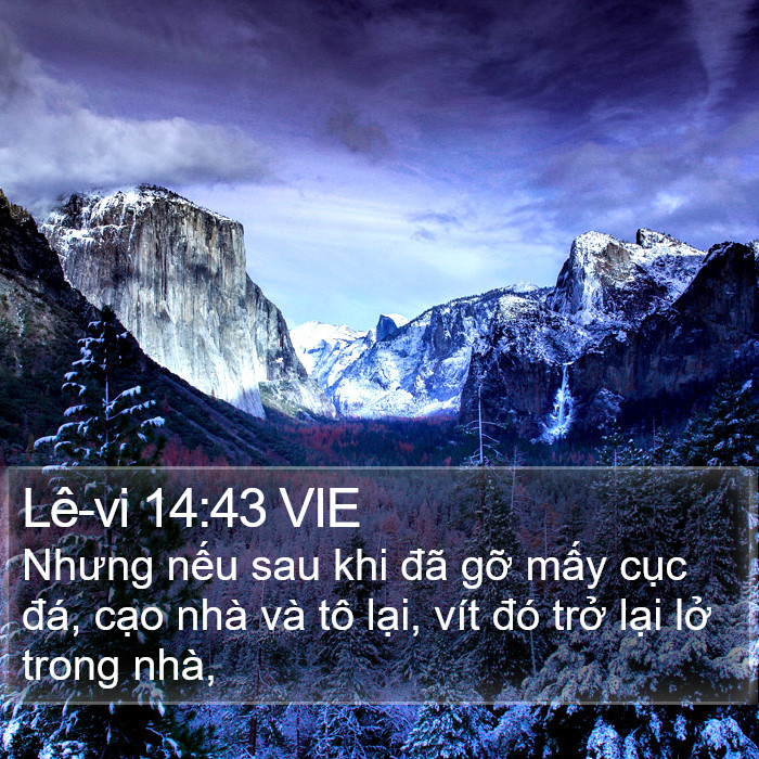 Lê-vi 14:43 VIE Bible Study