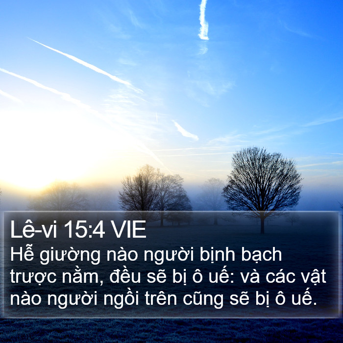 Lê-vi 15:4 VIE Bible Study