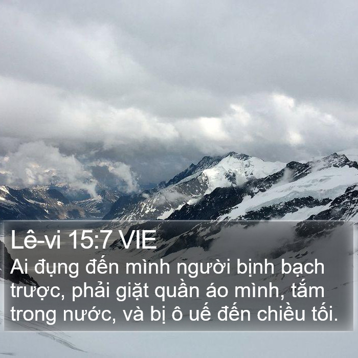 Lê-vi 15:7 VIE Bible Study