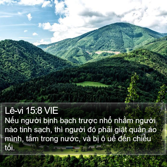 Lê-vi 15:8 VIE Bible Study