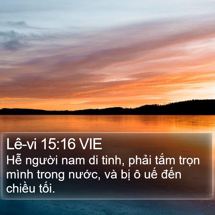 Lê-vi 15:16 VIE Bible Study