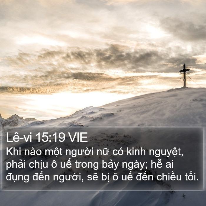 Lê-vi 15:19 VIE Bible Study