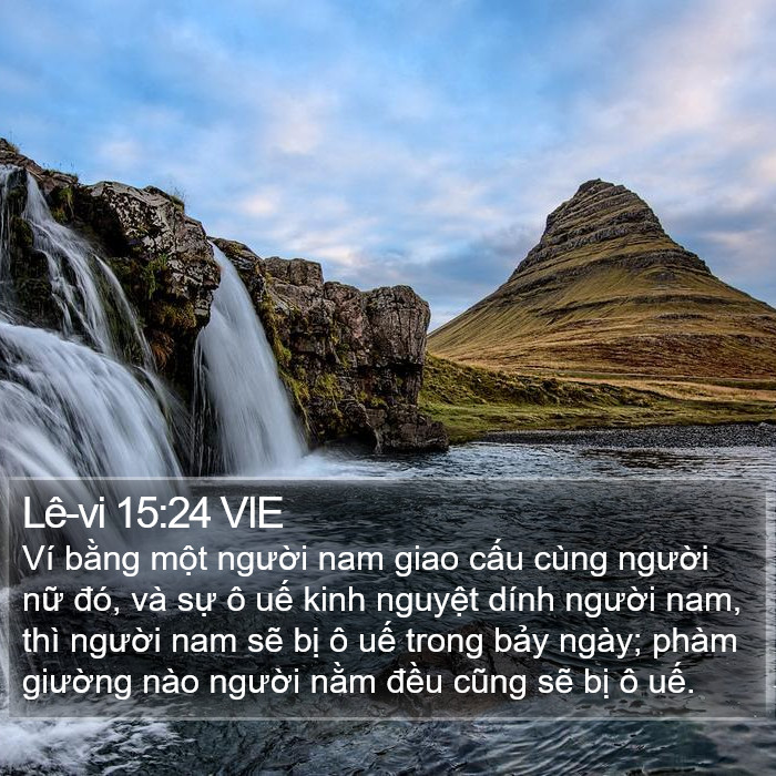 Lê-vi 15:24 VIE Bible Study
