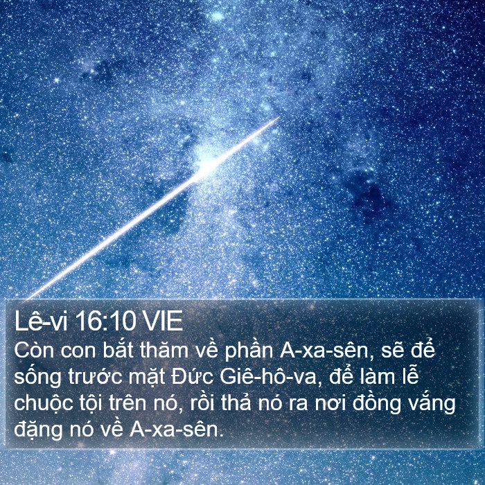 Lê-vi 16:10 VIE Bible Study