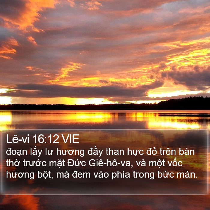 Lê-vi 16:12 VIE Bible Study