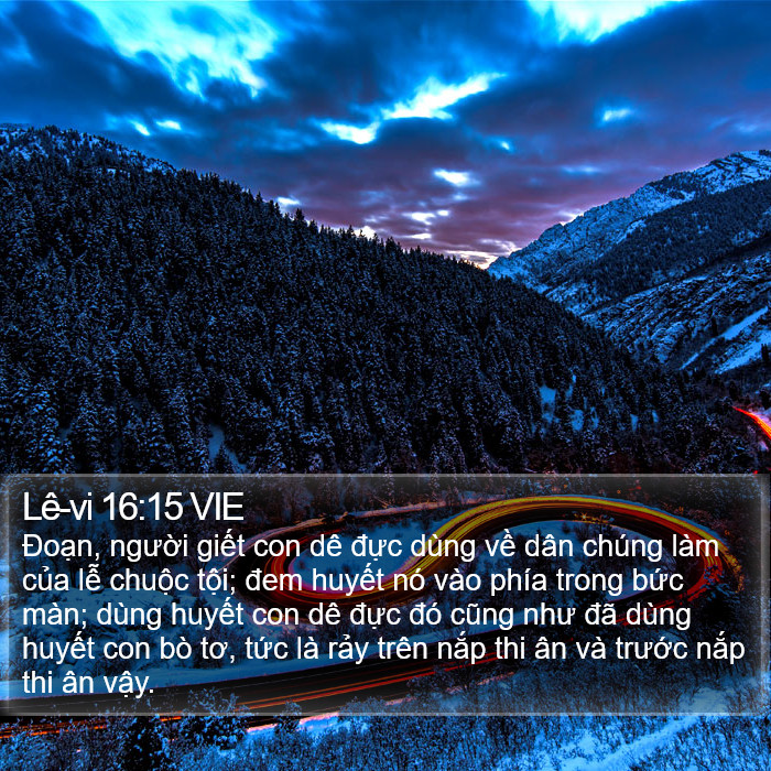 Lê-vi 16:15 VIE Bible Study