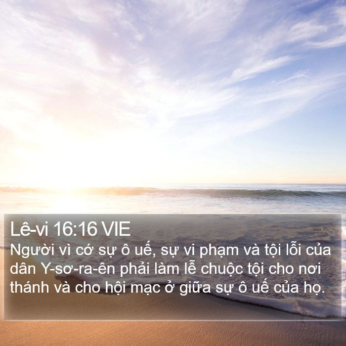 Lê-vi 16:16 VIE Bible Study