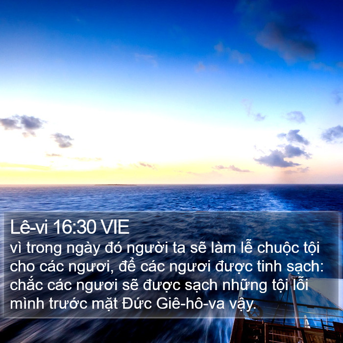 Lê-vi 16:30 VIE Bible Study