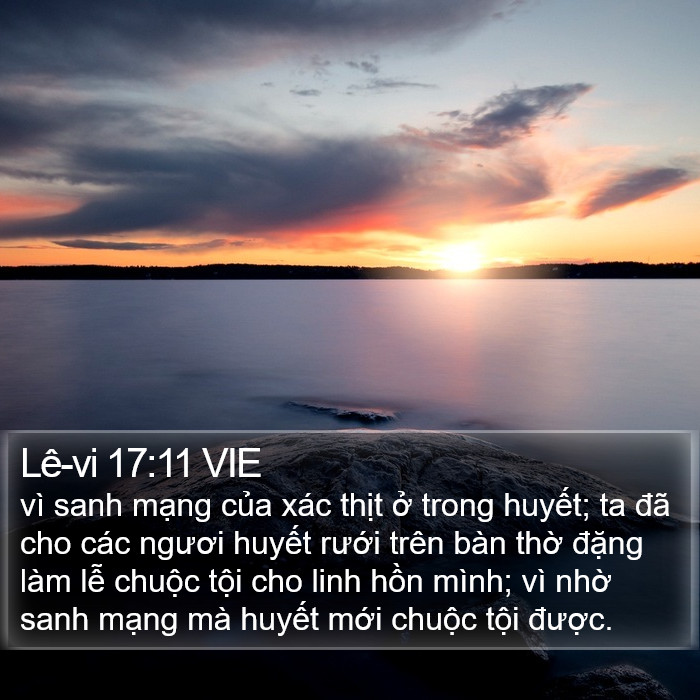 Lê-vi 17:11 VIE Bible Study