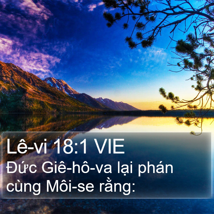 Lê-vi 18:1 VIE Bible Study