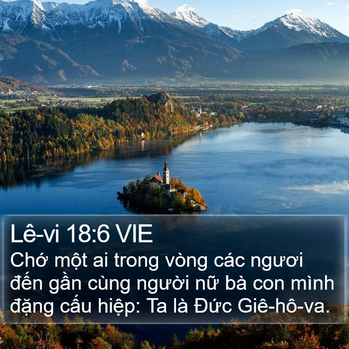 Lê-vi 18:6 VIE Bible Study